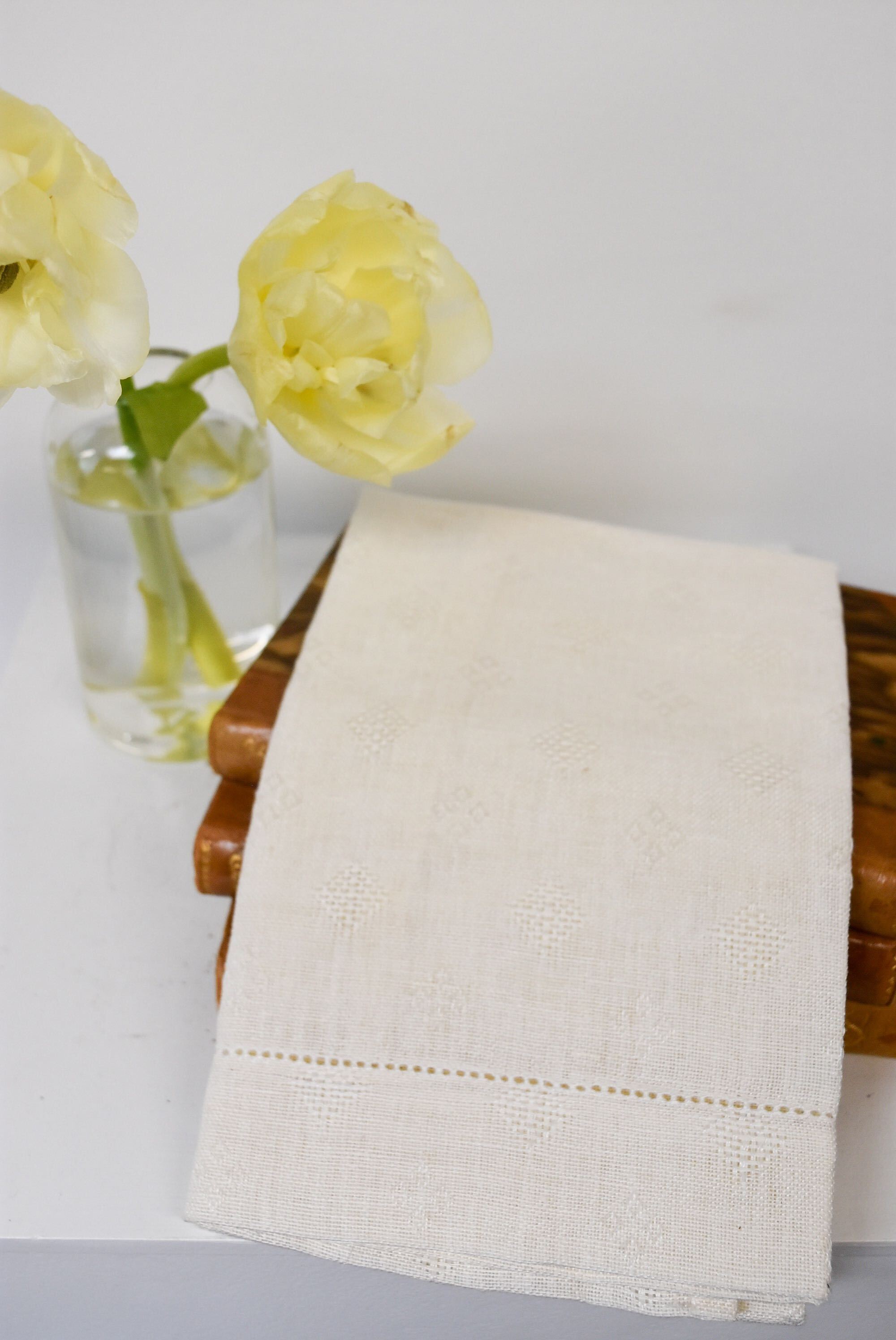 Italian Cream Art Scala Busatti Hand Towel