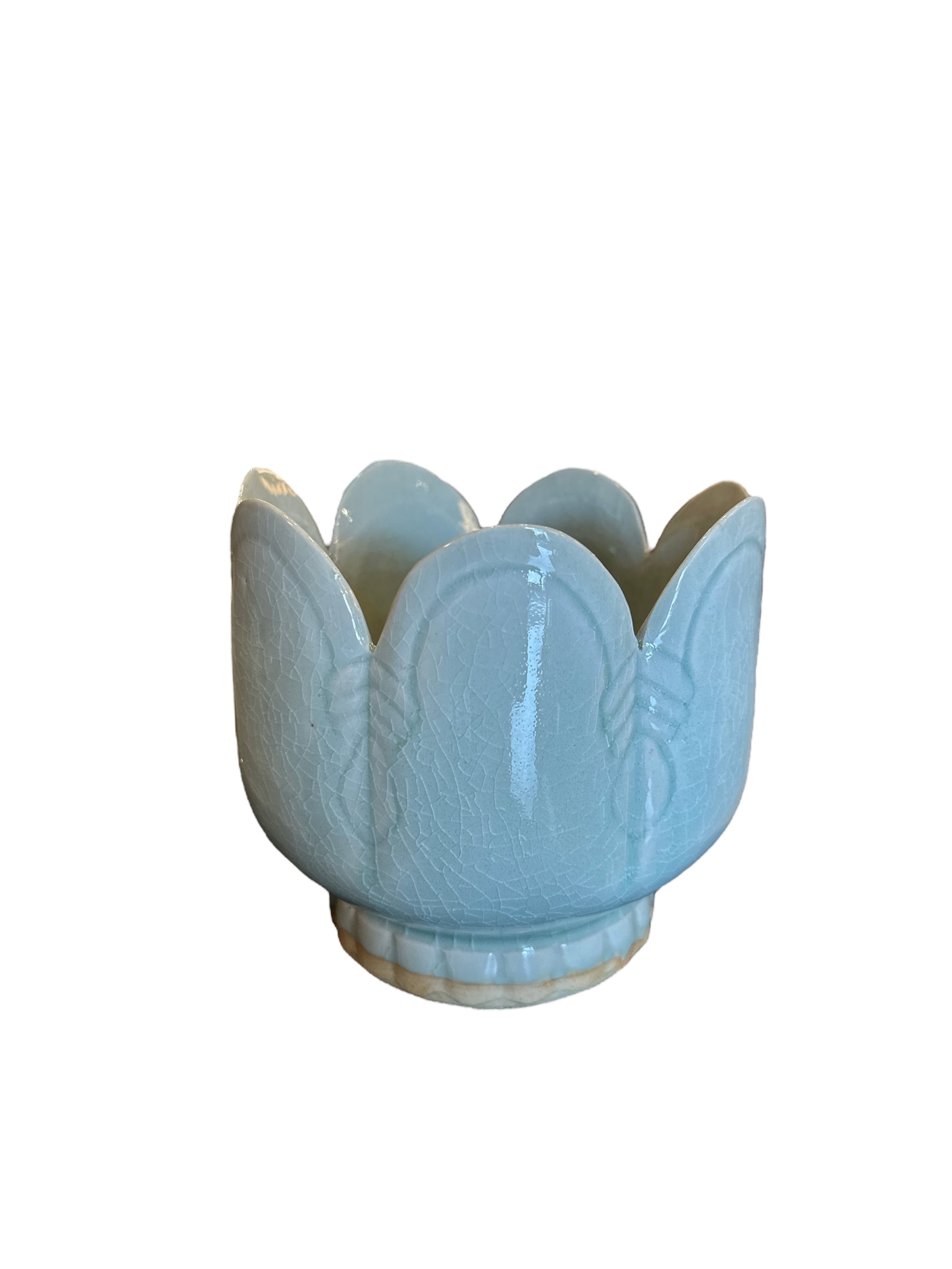 Scalloped Lotus Bowl