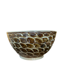 Brown Fish Scale Bowl