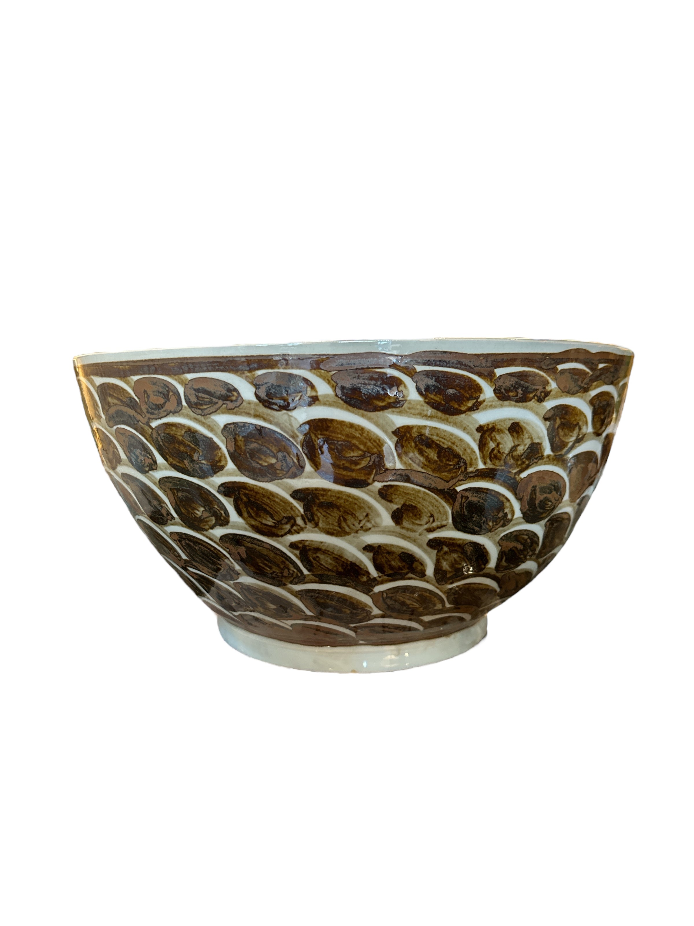 Brown Fish Scale Bowl