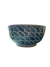 Blue Fish Scale Bowl