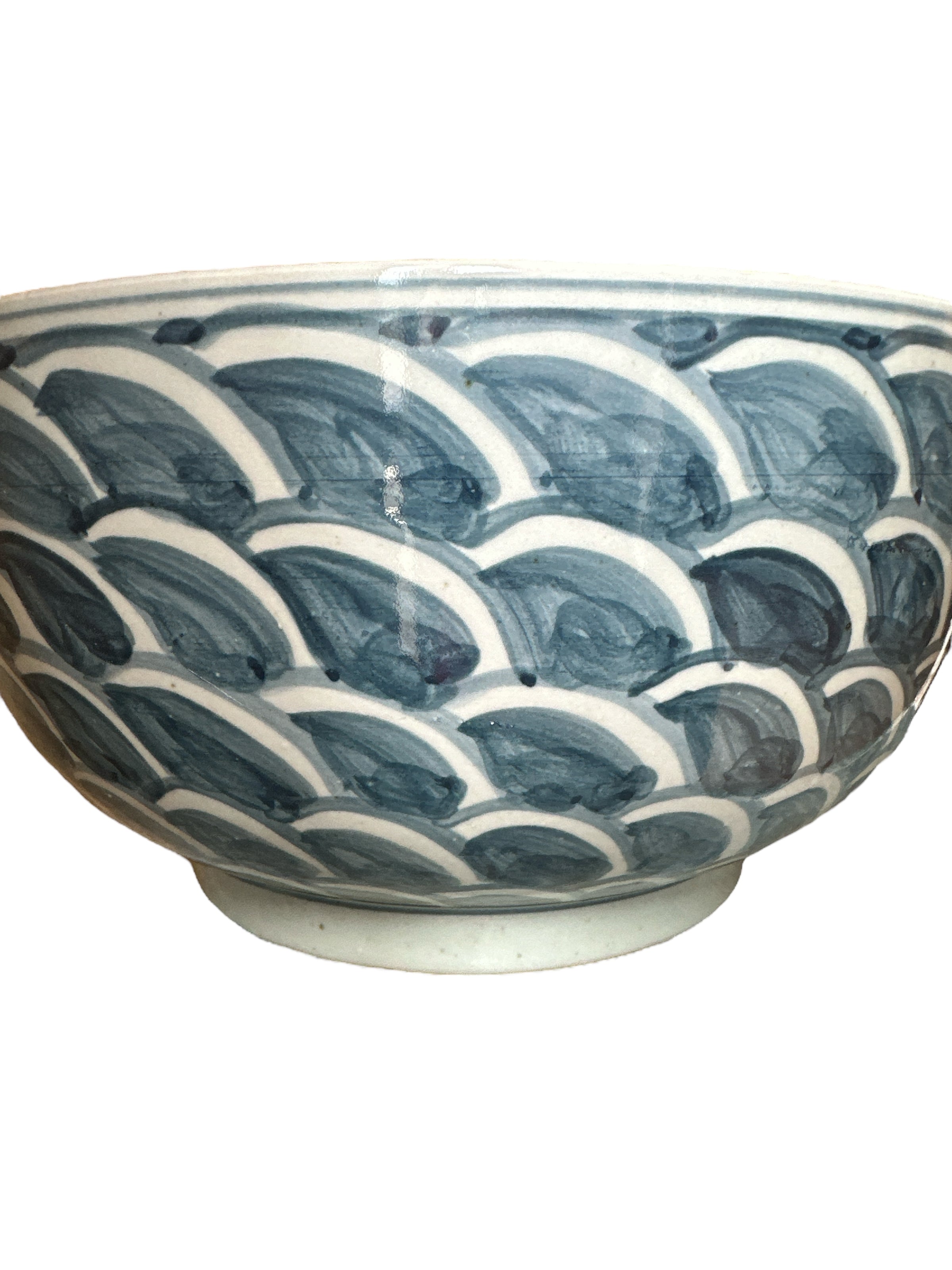 Blue Fish Scale Bowl