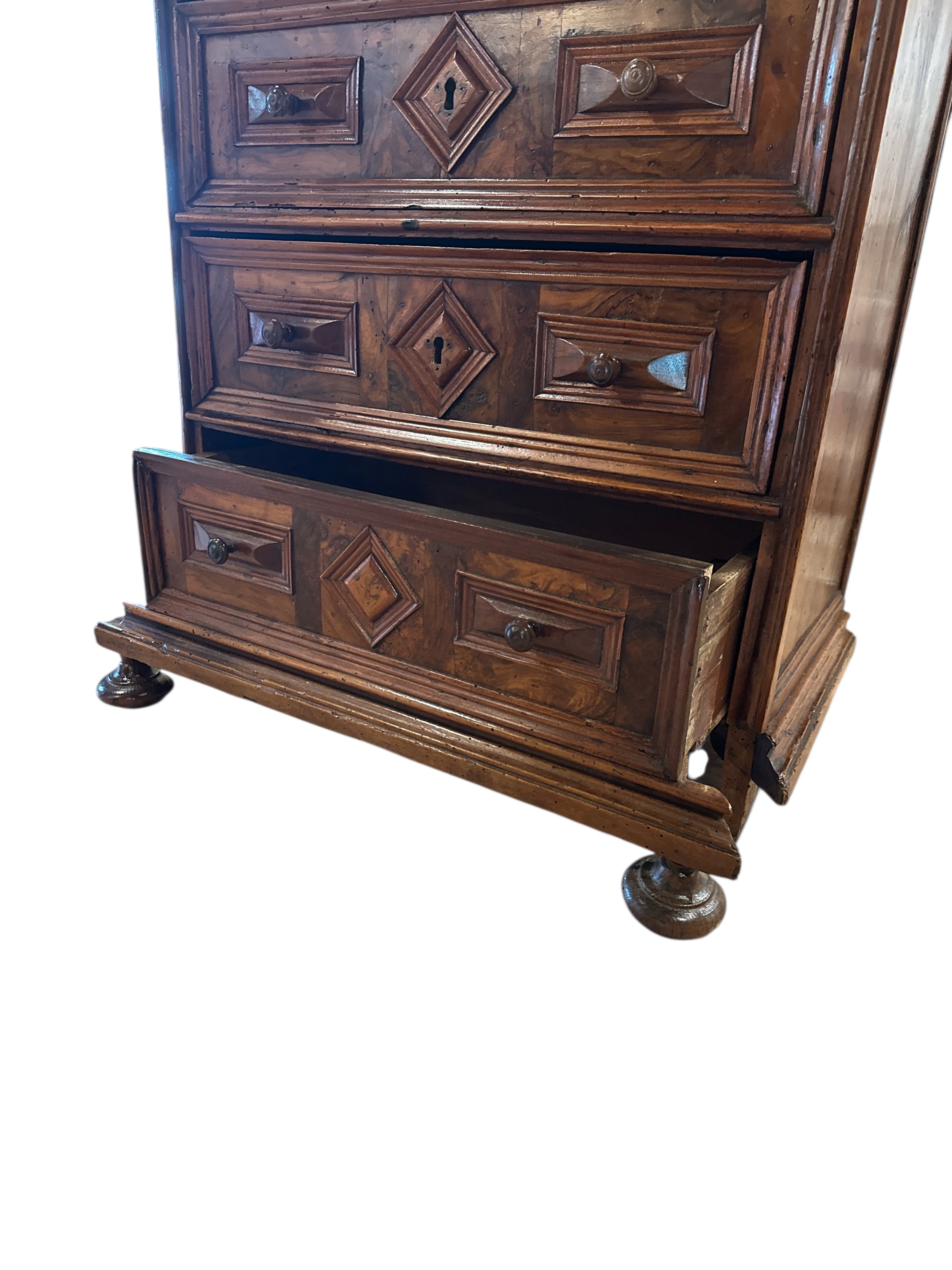 Small Carved Italian Chest
