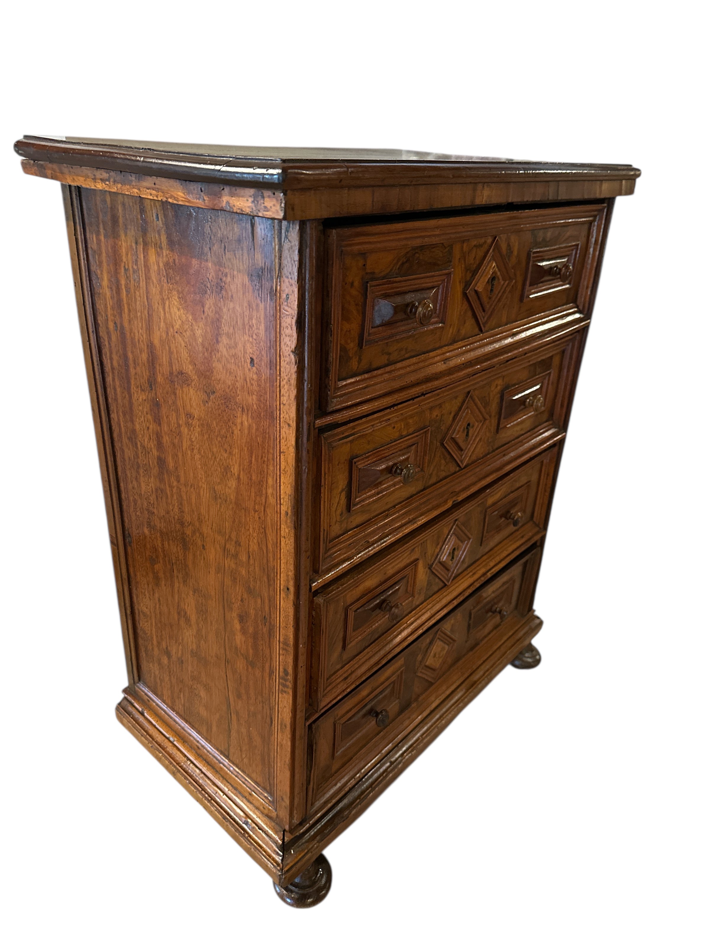 Small Carved Italian Chest