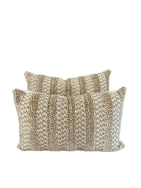 Pair of Brown Lumbar Pillows