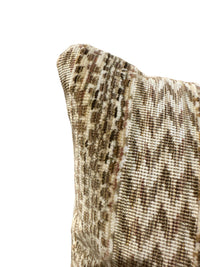 Pair of Brown Lumbar Pillows
