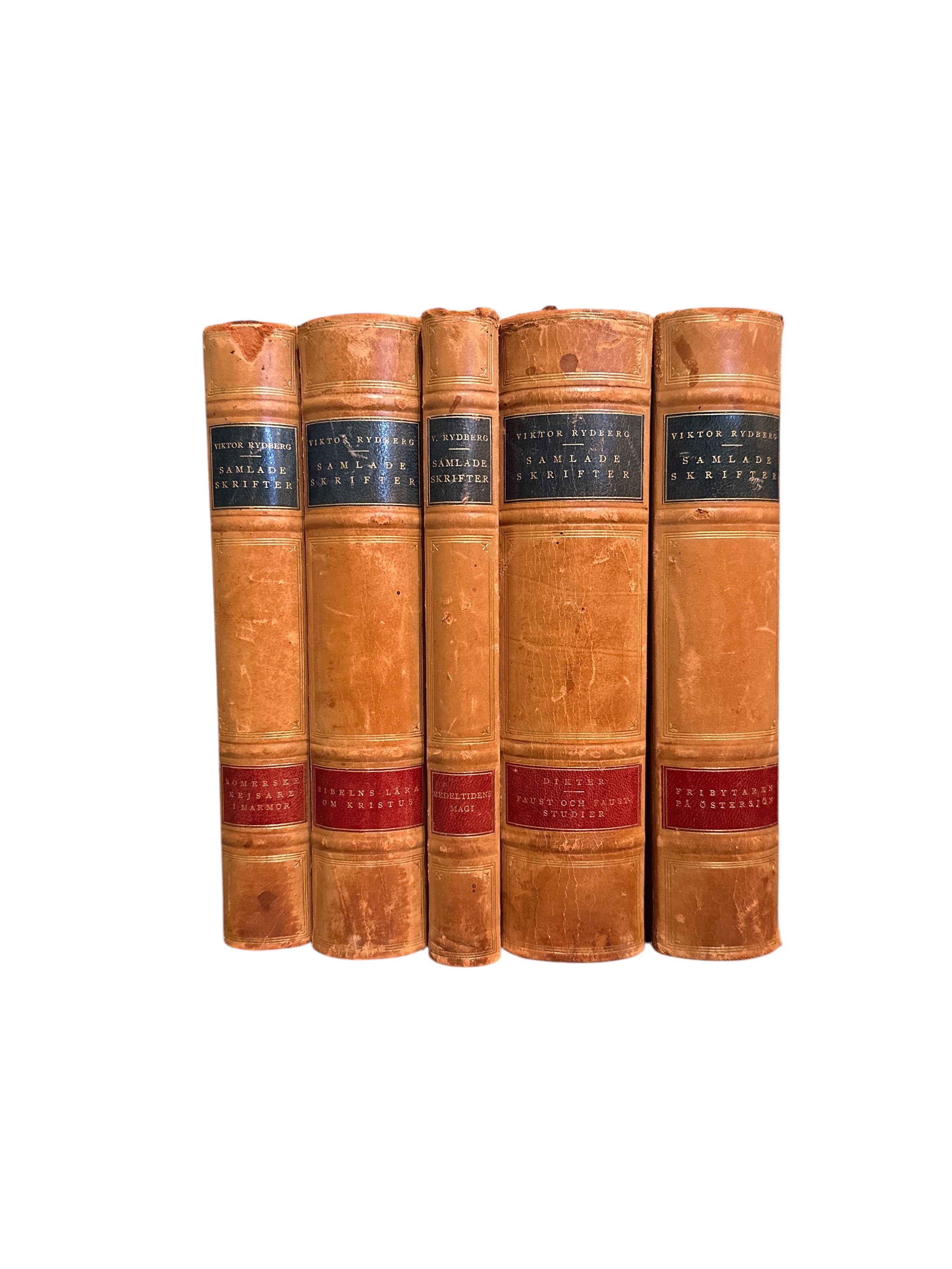 Set of 5 Antique Books