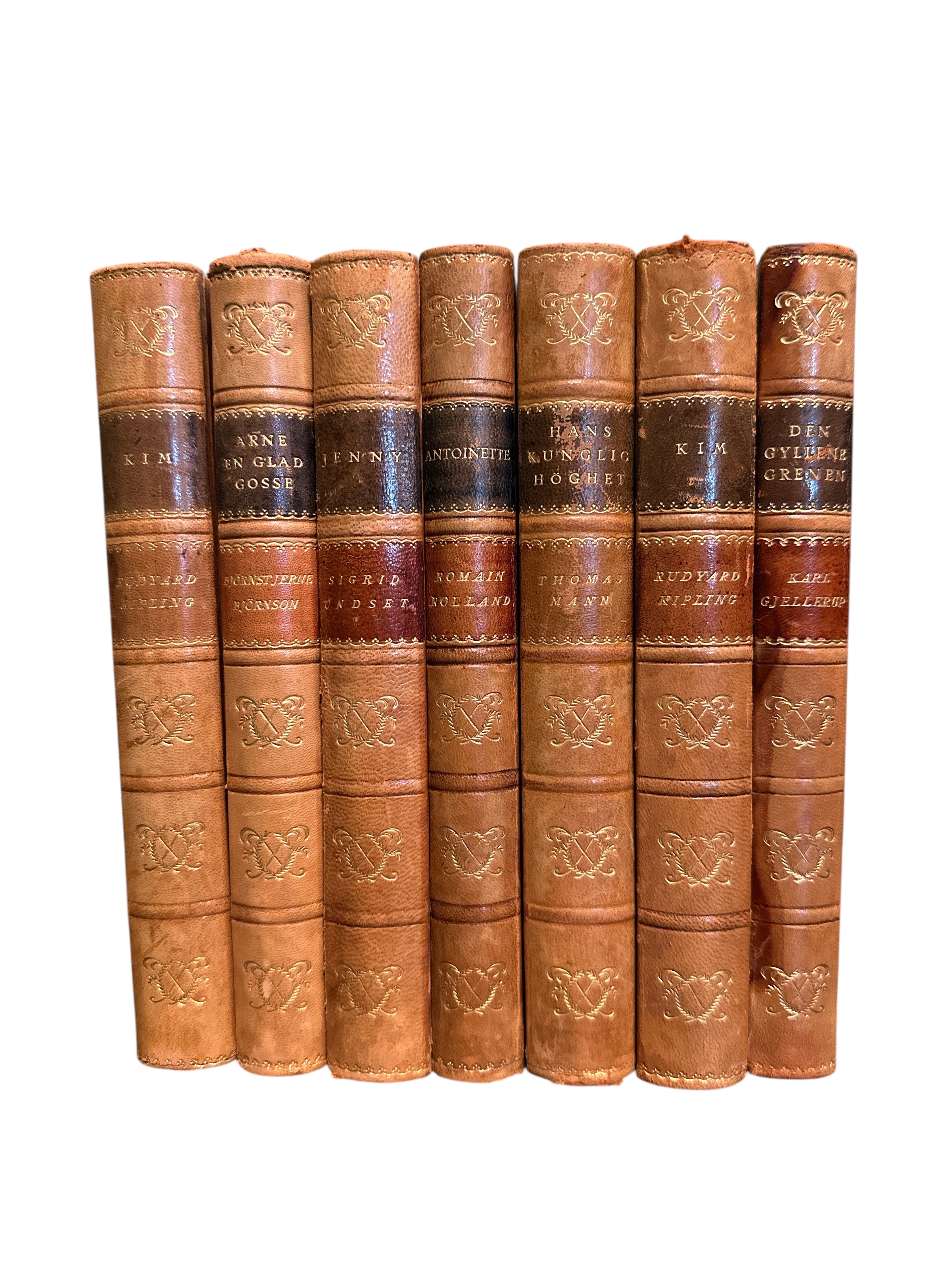 Set of 7 Antique Books