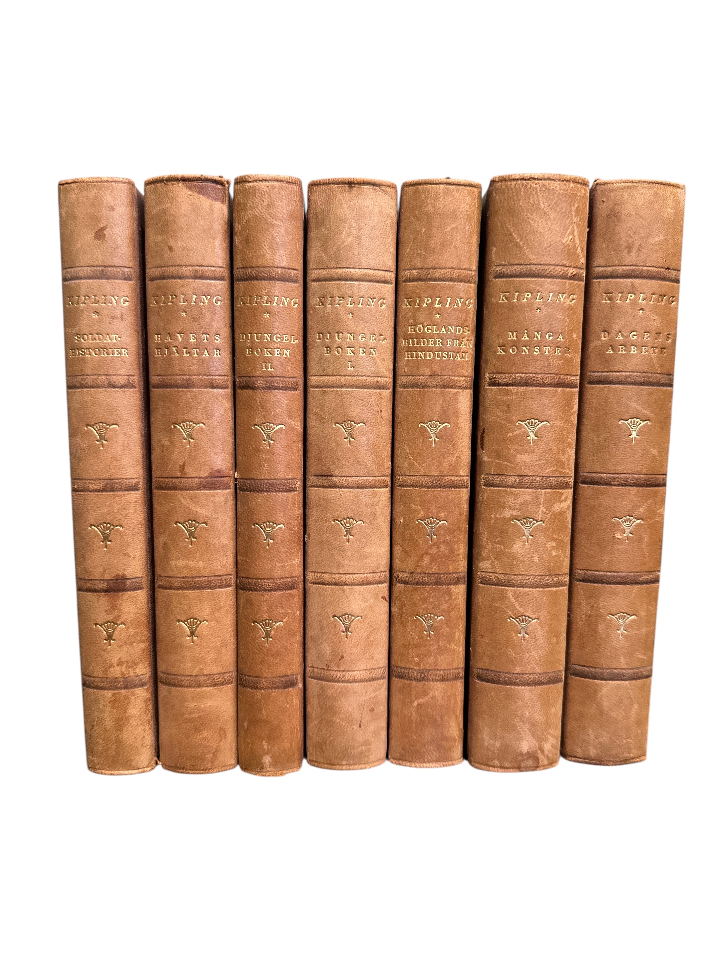 Set of 7 Antique Books
