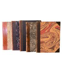 Set of 5 Assorted Size Antique Books