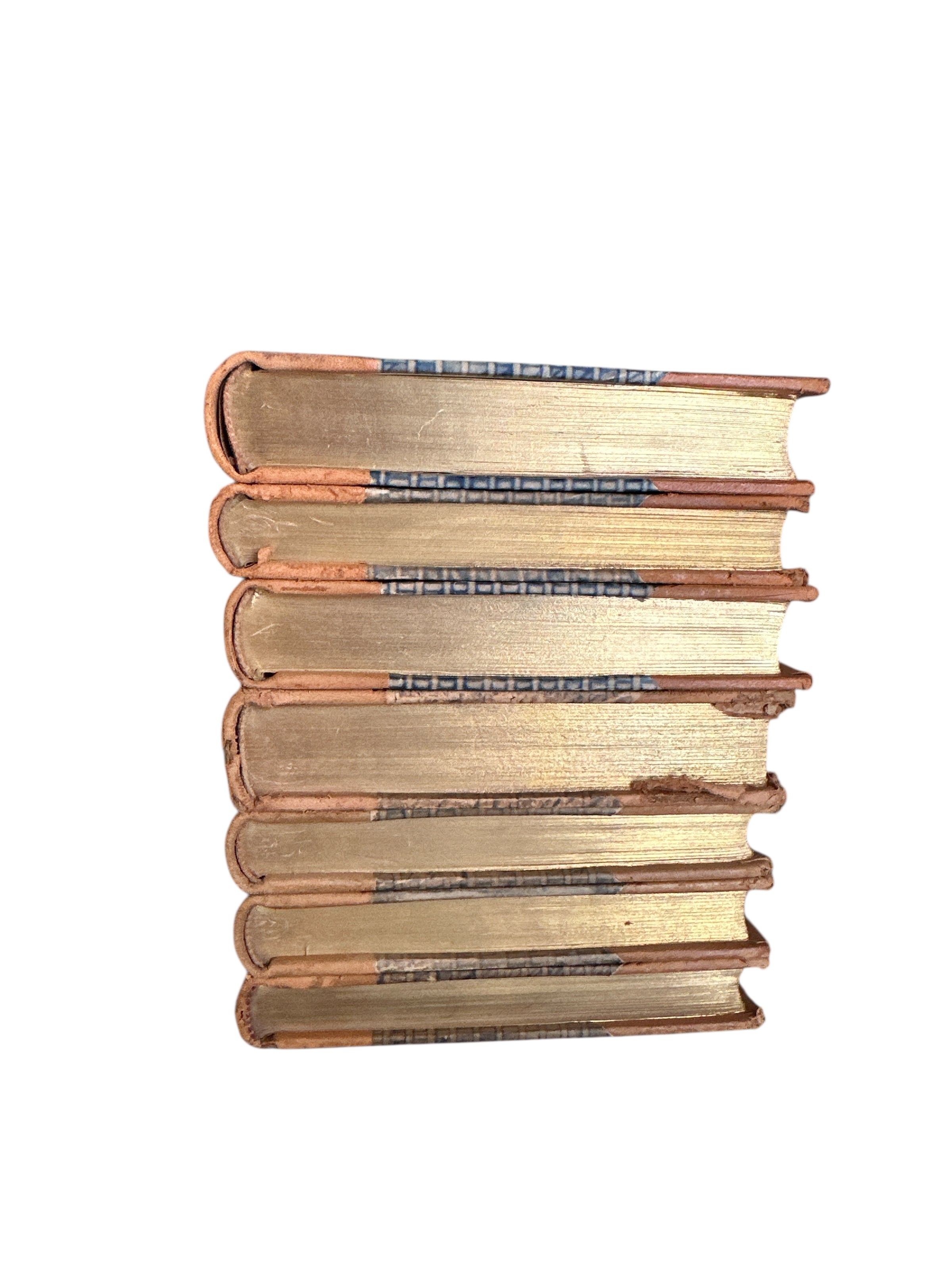 Set of 7 Antique Books