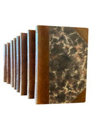 Set of 9 Antique Books