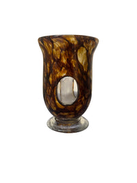 Tortoise Shell Pedestal Base Vase