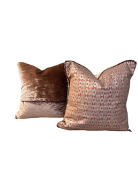 Pair of Red Fortuny Pillows