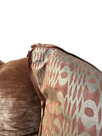 Pair of Red Fortuny Pillows