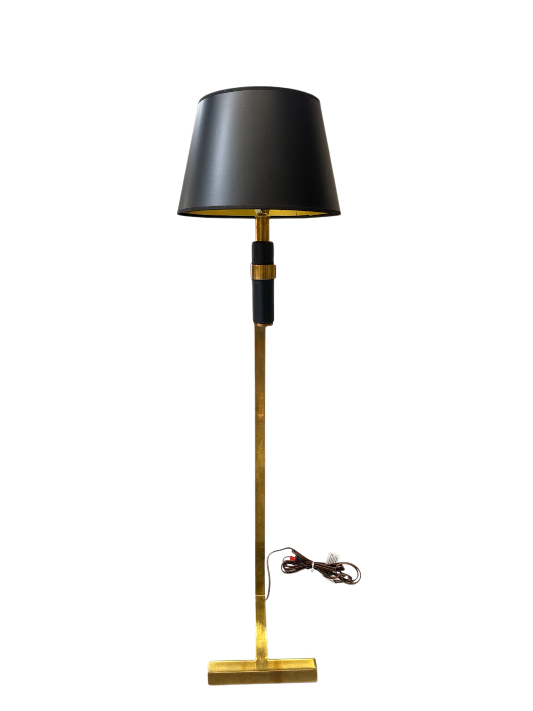 Black and Brass Ralph Lauren Floor Lamp