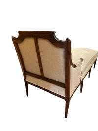 19th Century Louis XVI Style Walnut Chaise Lounge