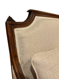 19th Century Louis XVI Style Walnut Chaise Lounge