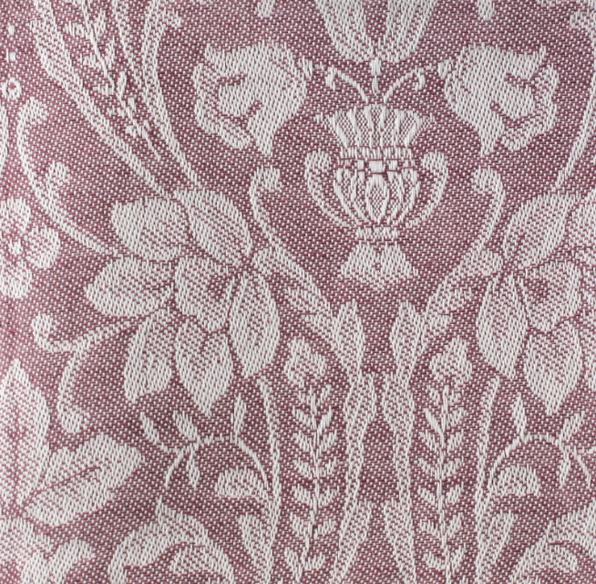 Italian Maroon Busatti Linen Hand Towel