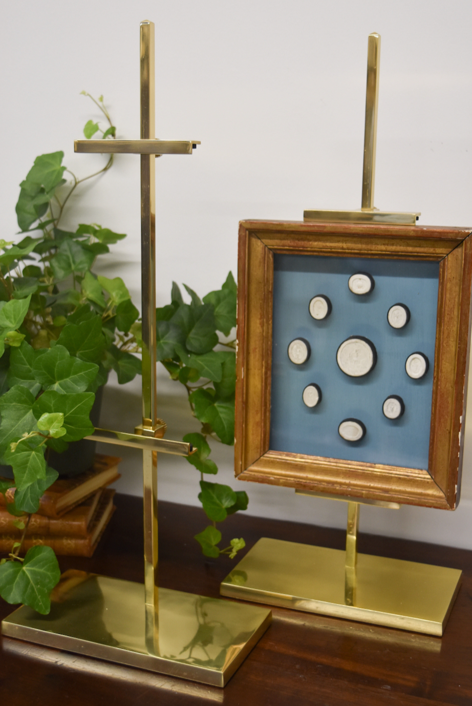 Large Brass Gallery Mounts