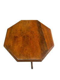 Small Bamboo Hexagonal Side Table