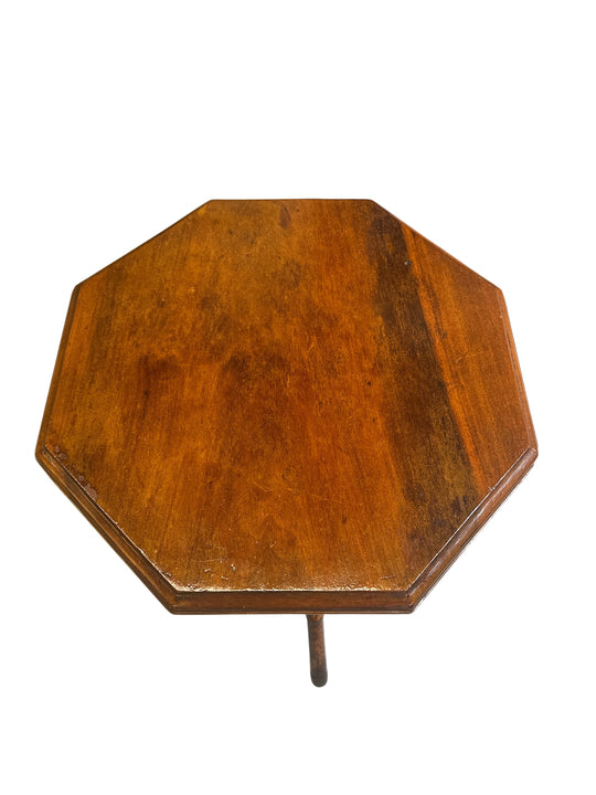 Small Bamboo Hexagonal Side Table