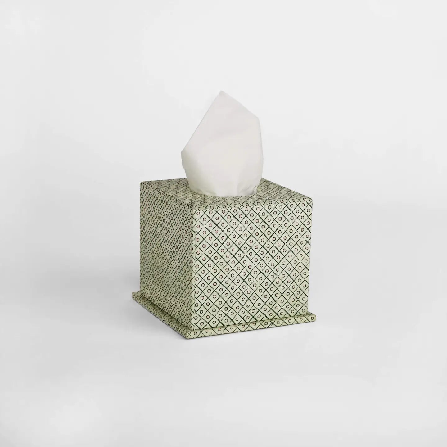 Dot Print Tissue Box