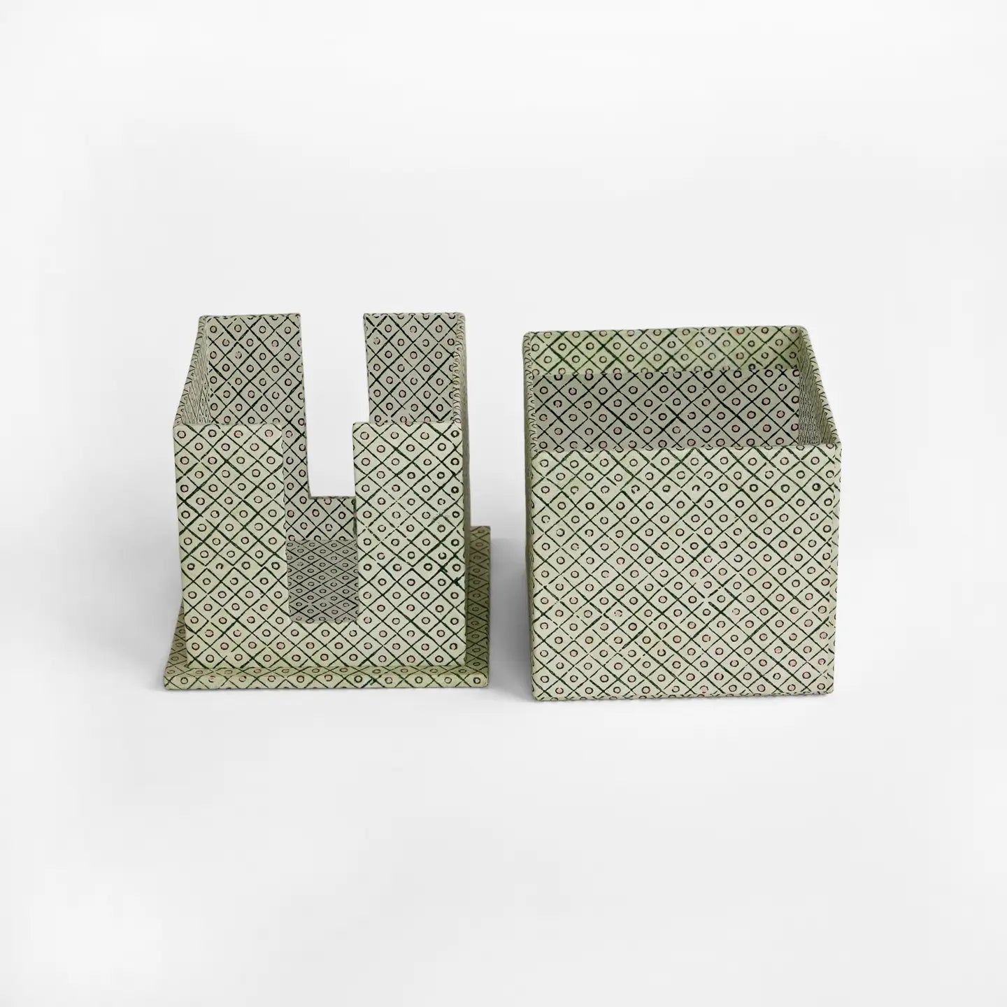 Dot Print Tissue Box