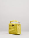 Sylvia Small Crochet Handbag in Lemon