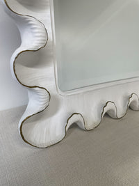 White Wave Mirror