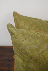 Pair of Vintage Fortuny Orsini Pillows