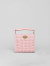 Small Pink Sylvia Piccola Crochet Handbag