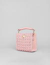 Small Pink Sylvia Piccola Crochet Handbag