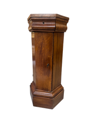 Walnut Pedestal Cabinet
