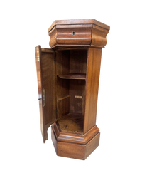 Walnut Pedestal Cabinet