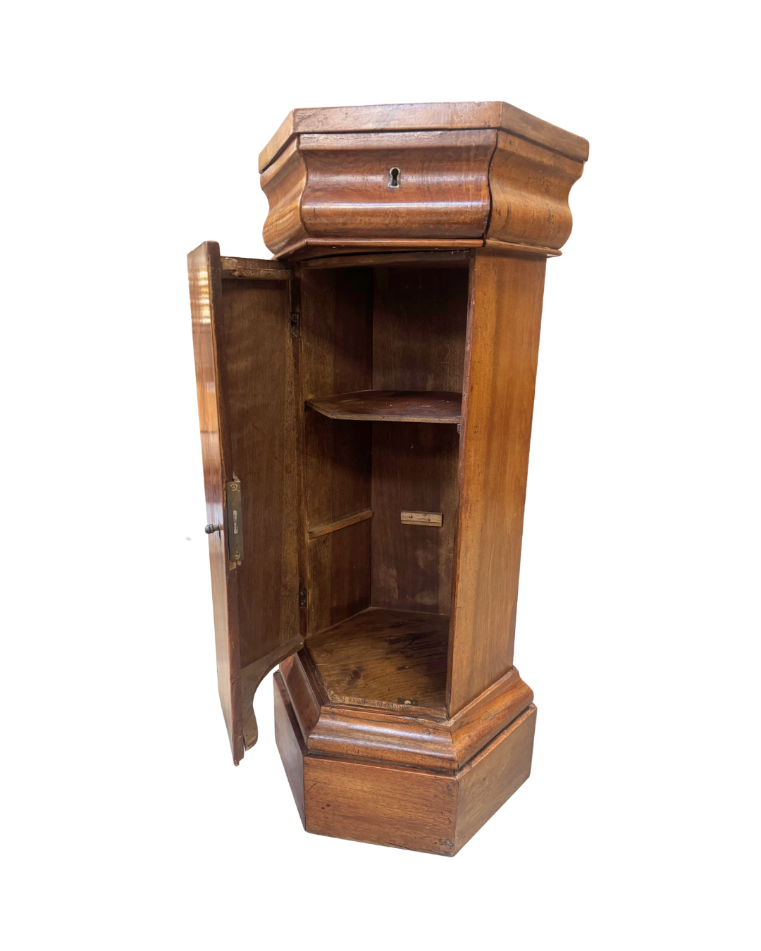 Walnut Pedestal Cabinet