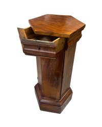 Walnut Pedestal Cabinet