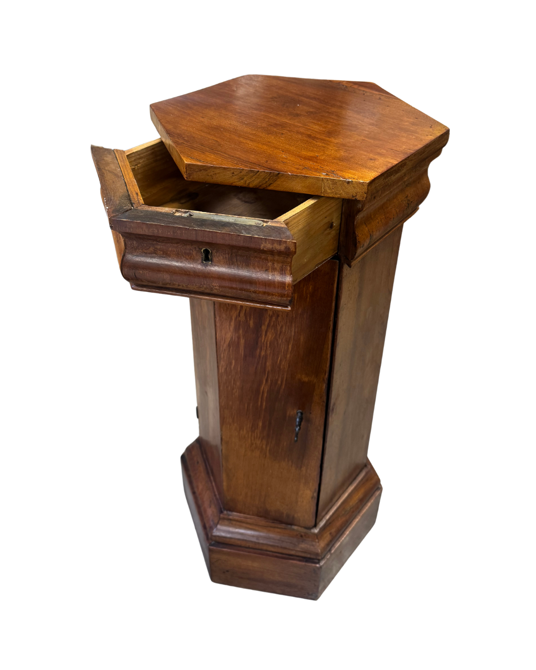 Walnut Pedestal Cabinet