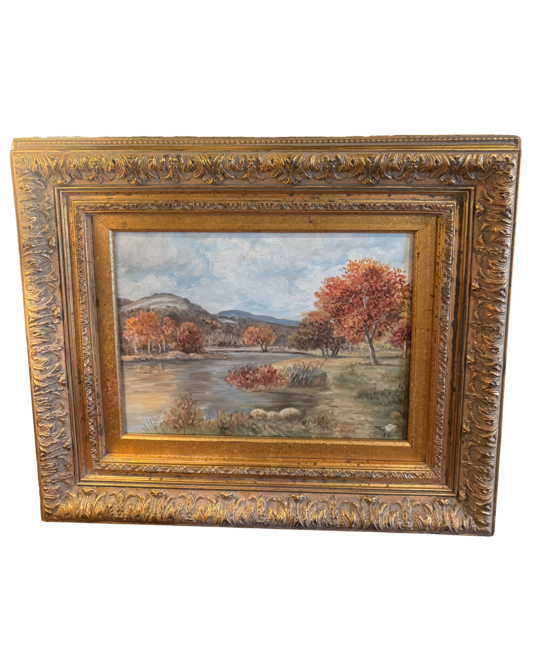 Vintage Landscape in Frame