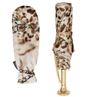 Leopard with Chains Folding Umbrella