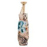 Floral & Leopard Marquise Folding Italian Umbrella