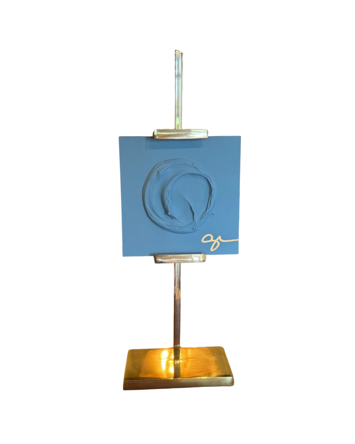 Circle of Life No.2 by Sally Threlkeld on Easel
