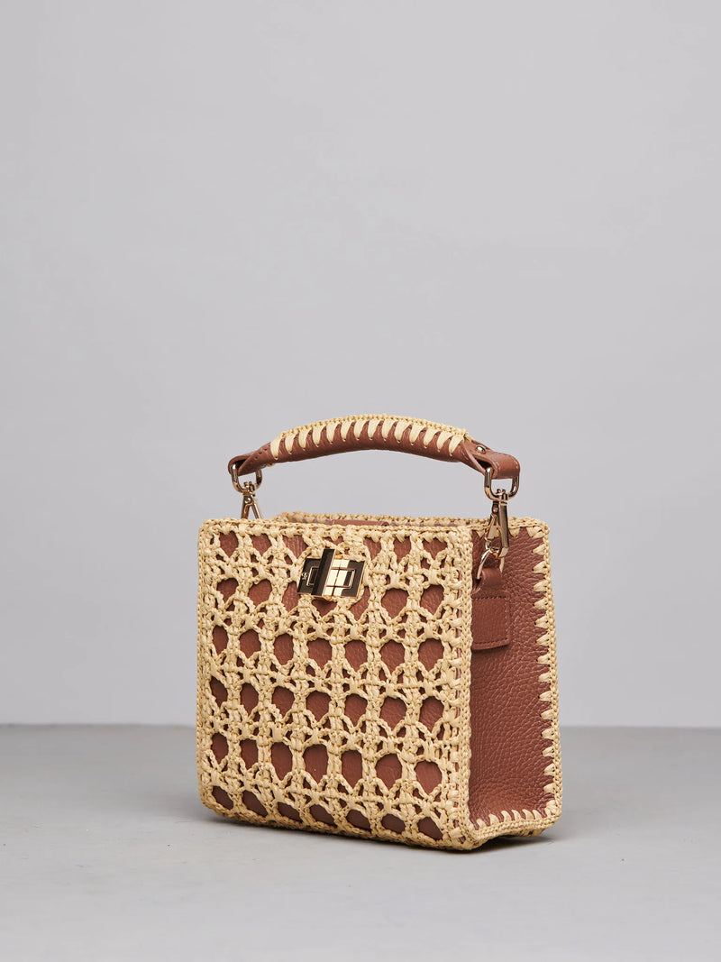 Sylvia Small Crochet Handbag Sella