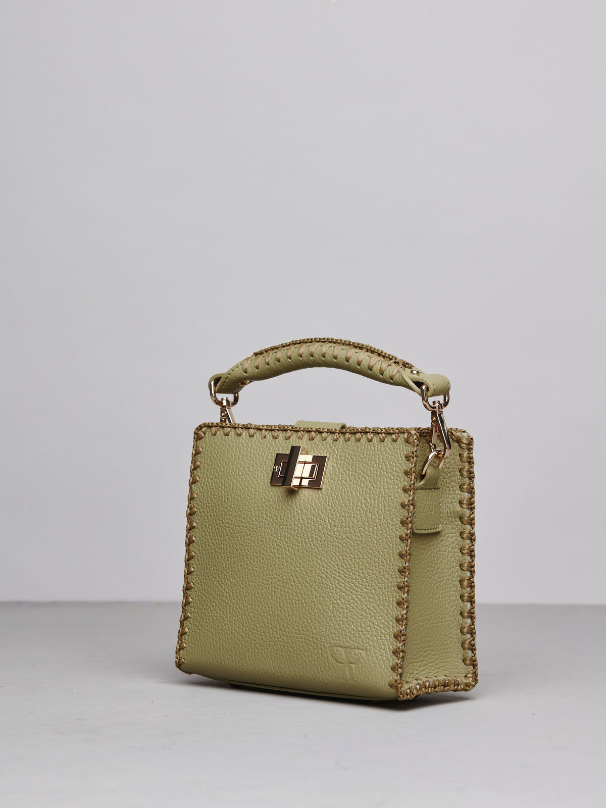 Sylvia Small Handbag in Olive
