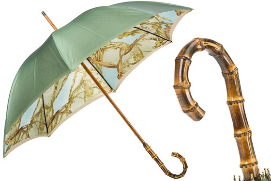 Italian Bamboo Handle Umbrella