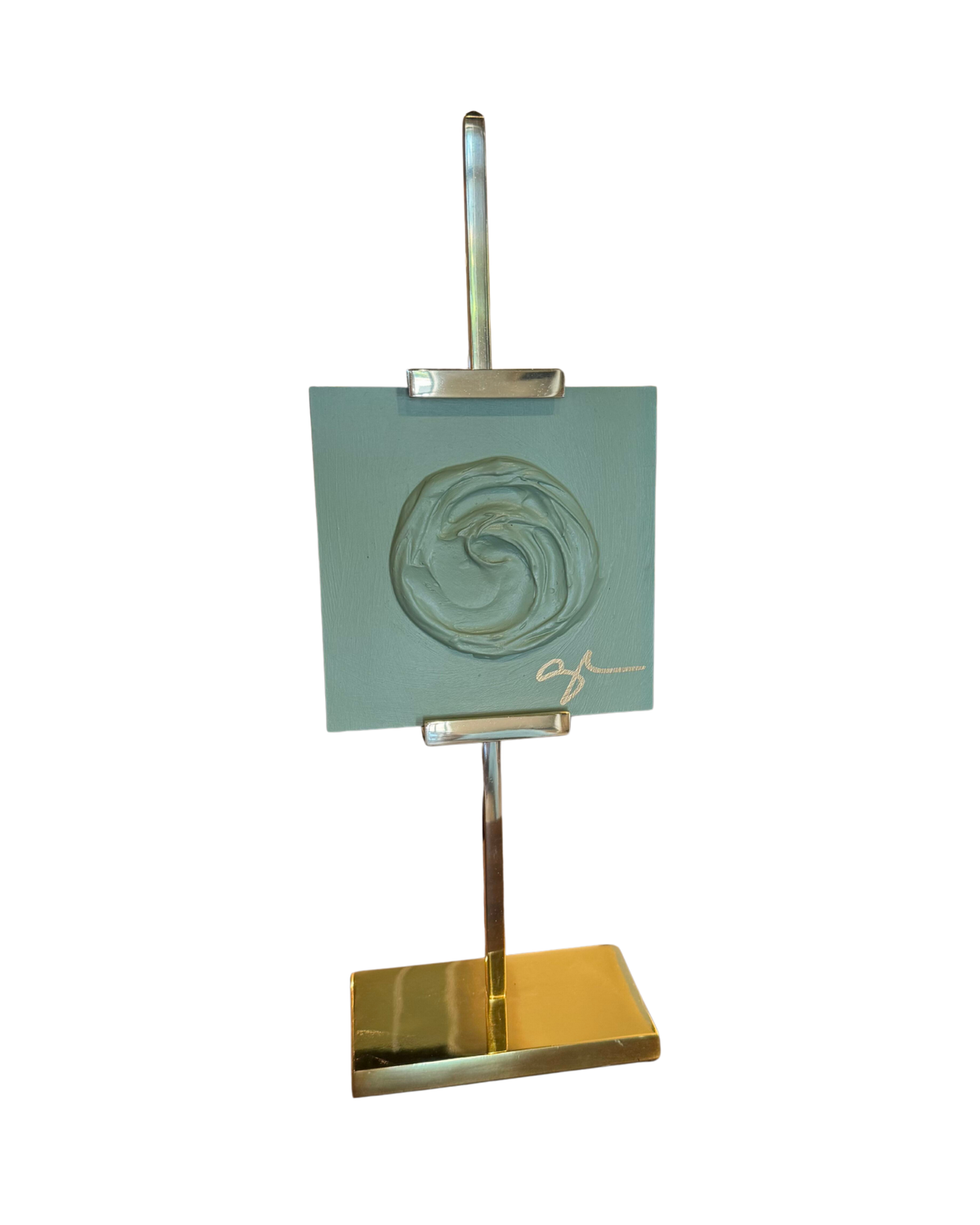 Circle of Life No. 5 by Sally Threlkeld on Easel