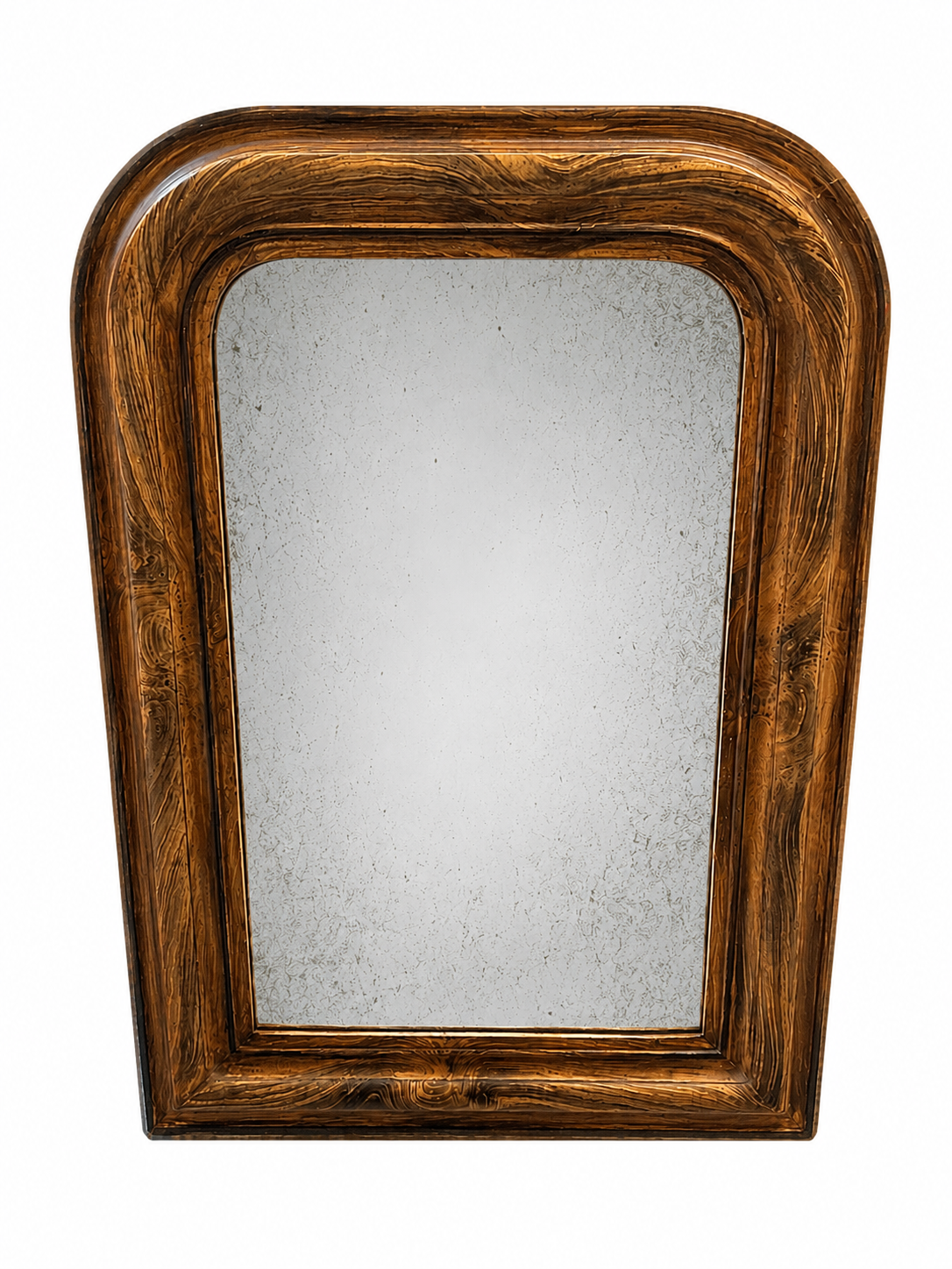 Burled Wood Louis Philippe Mirror
