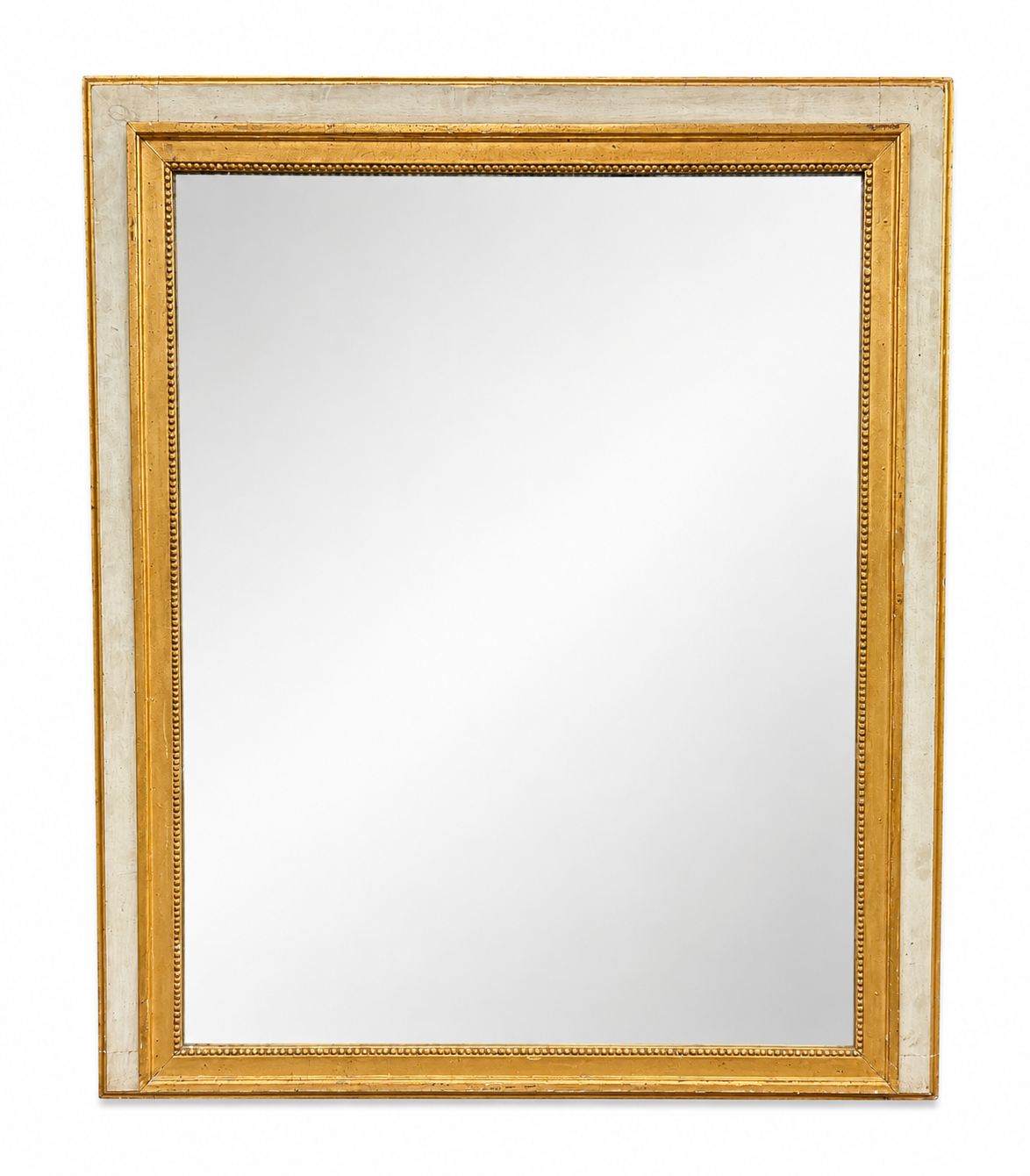 Painted and Giltwood Wall Mirror