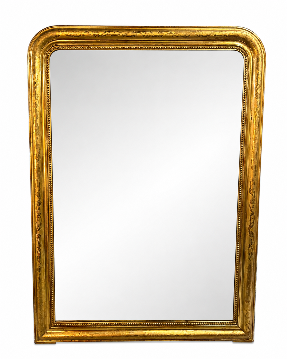 Large Antique Louis Philippe Gilt Mirror