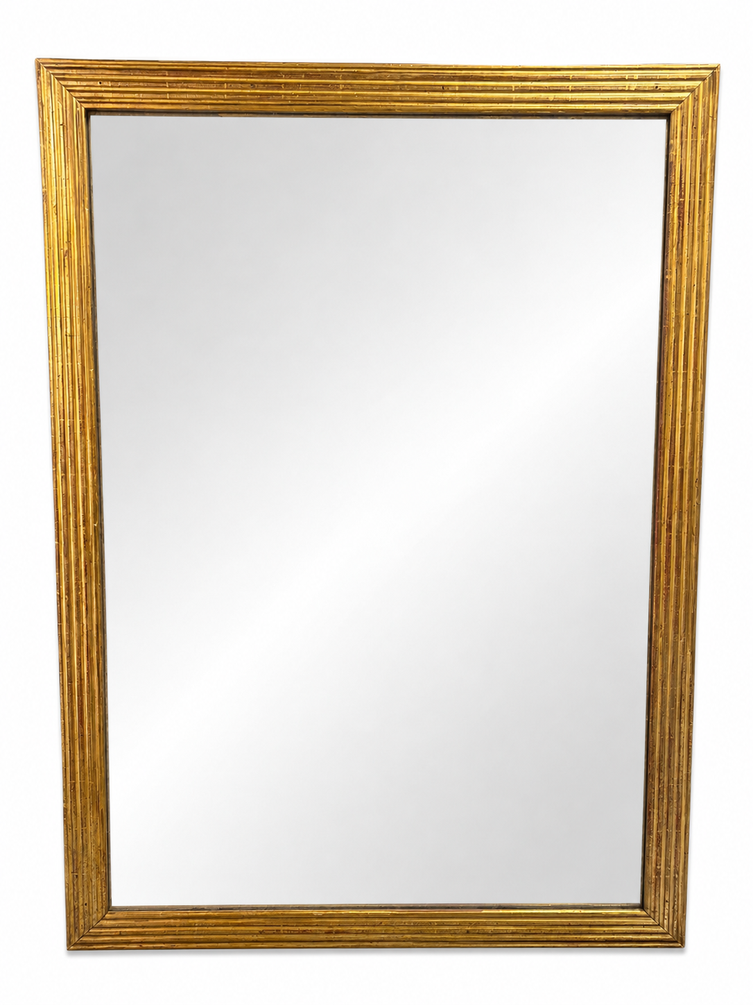 Gilt Reeded Mirror